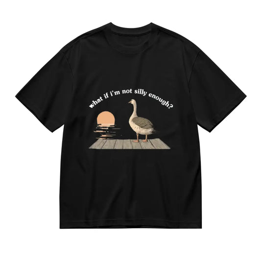 Goose Meme Print T-Shirt - Classic Soft Cotton Casual Tee for Women in Cottagecore Style