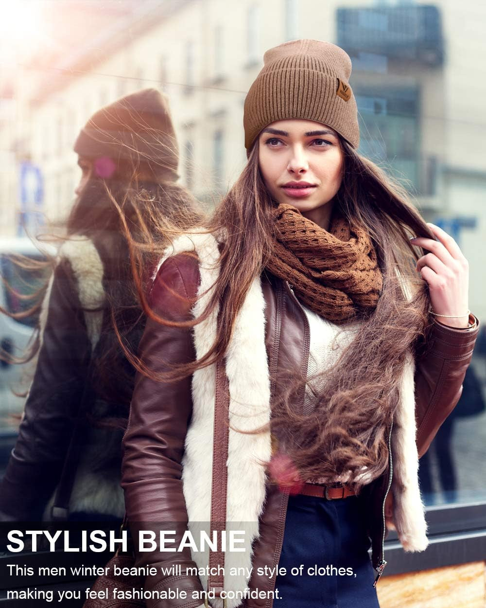 Vgogfly Women's Winter Slouchy Beanie - Luxurious Soft Knitted Ski Hat, Unisex Design