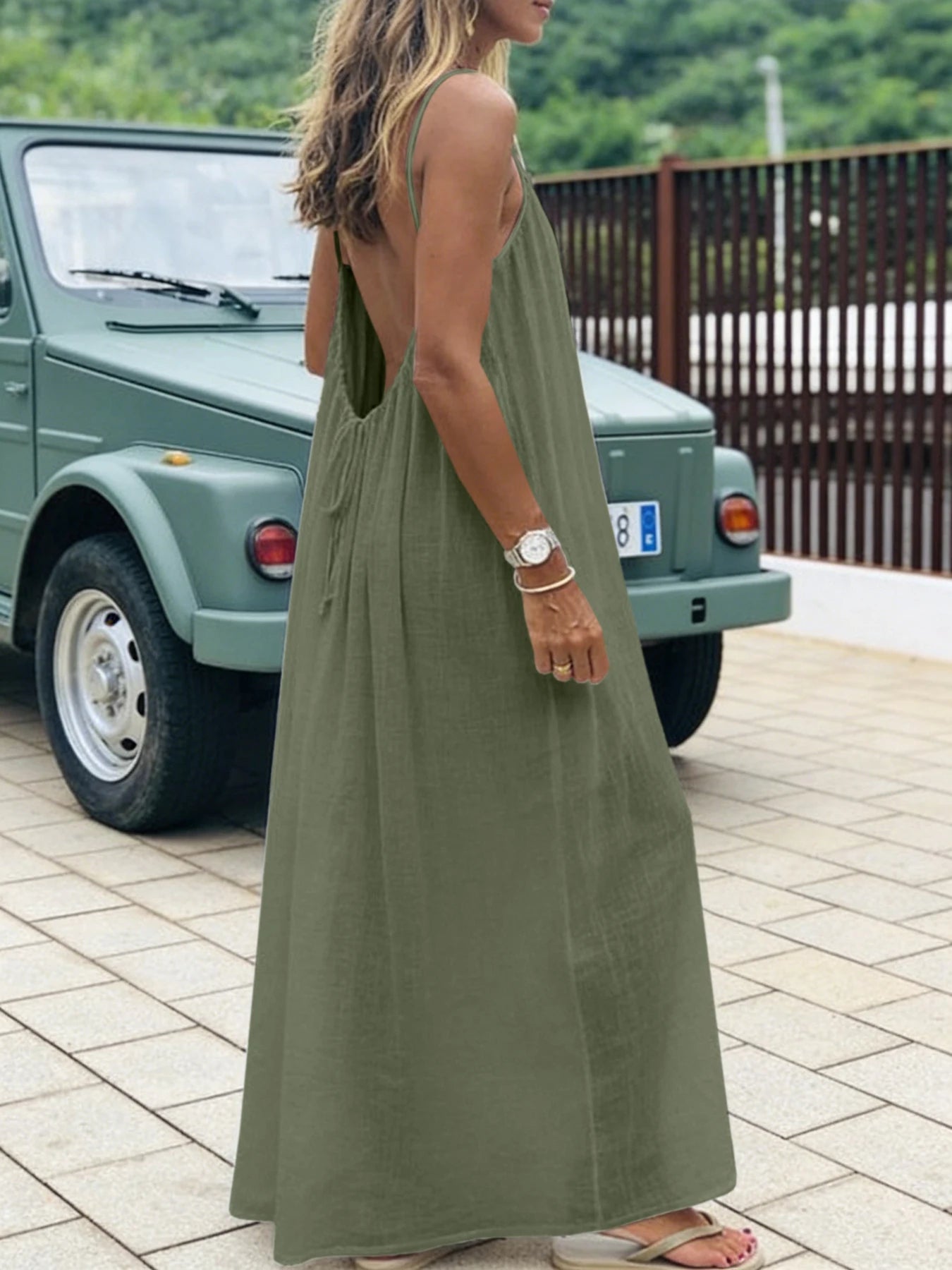 Elevate Your Comfort: Women's Stylish Strapless Backless Maxi Dress for Effortless Summer Chic