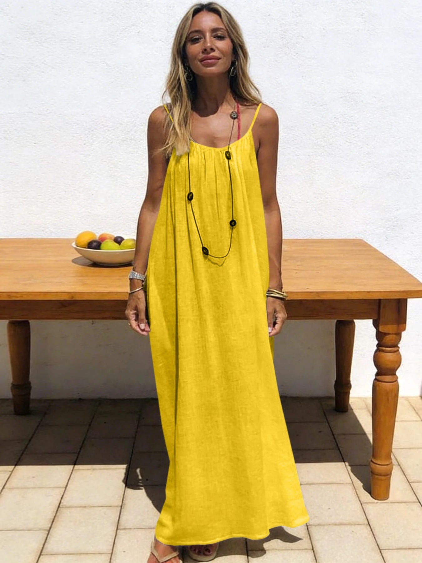 Elevate Your Comfort: Women's Stylish Strapless Backless Maxi Dress for Effortless Summer Chic